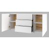 Minimalistická komoda Ava - biela 06