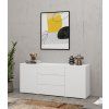Minimalistická komoda Ava - biela 01