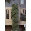 Zamatový mantinel do postele - 140 cm - 01