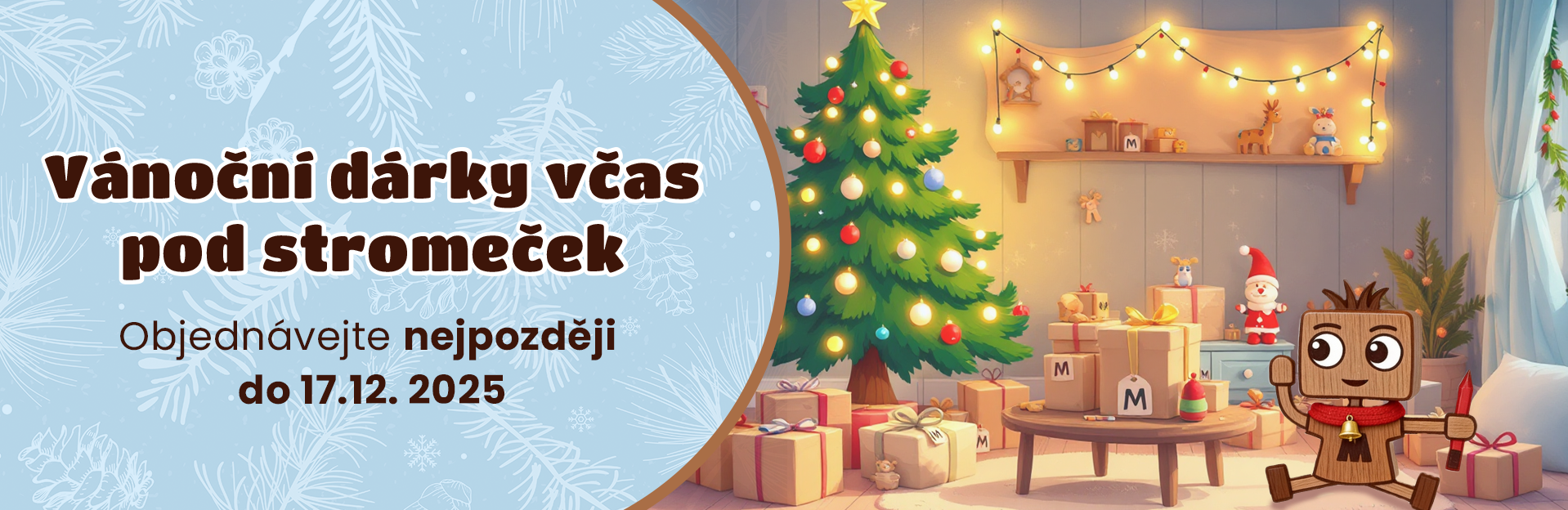 Vánoční dárky včas - expedice do 17.12. garance