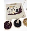EDUKATIVNÍ DŘEVĚNÉ PUZZLE MONTESSORI PŘESYPÁVÁNÍ ŠNEK 7