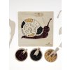 EDUKATIVNÍ DŘEVĚNÉ PUZZLE MONTESSORI PŘESYPÁVÁNÍ ŠNEK 1