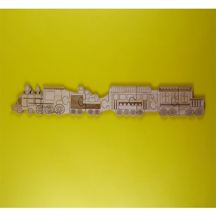 Magnetické vlakové puzzle