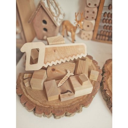 Drevené puzzle nástroje 3