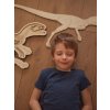 Dinosaurus - anatómia tela - edukatívne puzzle - SLOVENSKÁ VERZIA