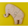 DREVENÉ MAGNETICKÉ PUZZLE SLON