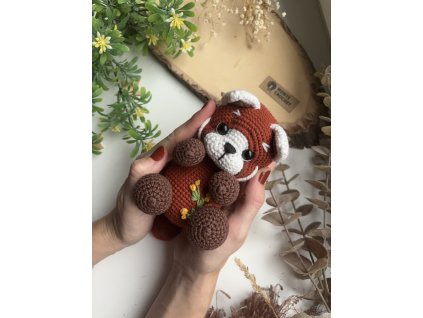 Návod panda červená