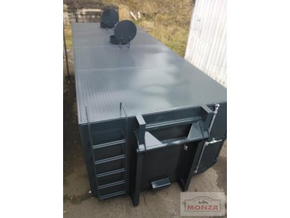 Abrollcontainer fuer Asche