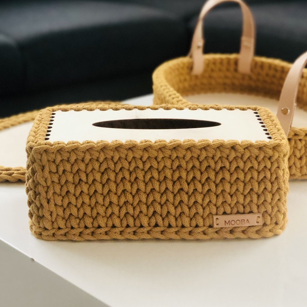 Obal na kapesníčky - HOŘČICE SKLADEM