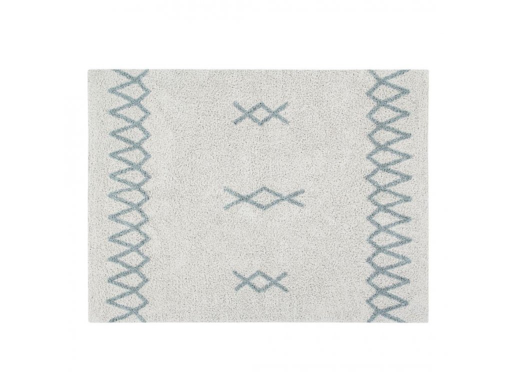 LORENA CANALS Atlas Natural - Vintage Blue - koberec