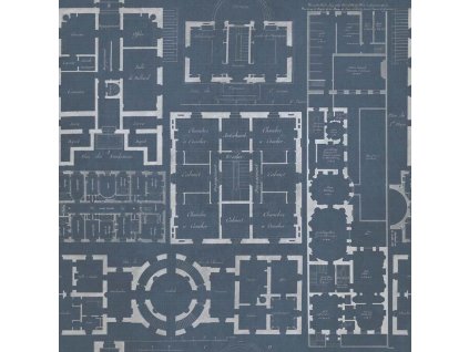 21409 mindthegap chateau blue tapeta