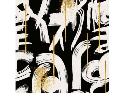 22120 mindthegap gestural abstraction anthracite tapeta