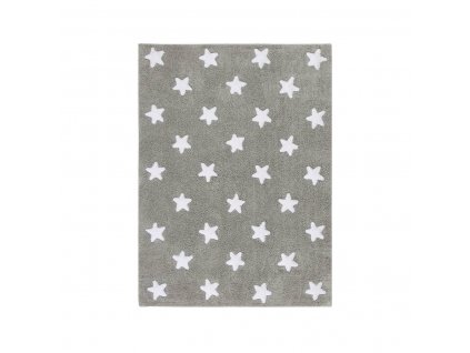 LORENA CANALS Stars Grey-White - koberec