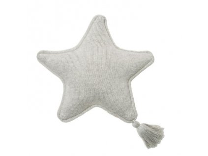 LORENA CANALS Pletený vankúš Twinkle Star Grey - vankúš