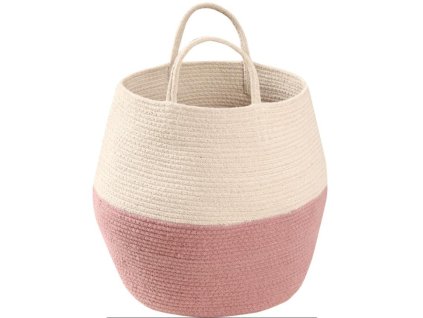 LORENA CANALS Pletený kôš Zoco Ash Rose Natural - kôš
