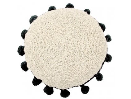 LORENA CANALS Vankúš Circle Black - vankúš