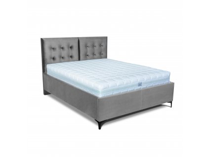 MOOD posteľ Riviera boxspring 2218/čierna