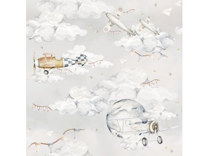 DEKORNIK Magic Planes - Tapeta