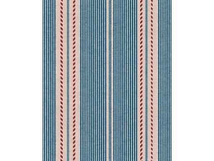 MINDTHEGAP Berber Stripes Blue - tapeta