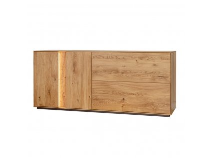MOOD SELECTION Codoli Široká drevená komoda z masívu dubu