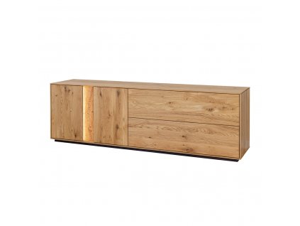 MOOD SELECTION Codoli Široká TV komoda z masívu dubu