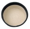 LORENA CANALS Pletený kôš Dual Black Natural - kôš