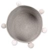 LORENA CANALS Pletený detský kôš Bubbly Grey - kôš