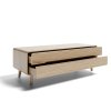 Lowboard V1 drawer oak persp OPENED