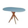 eng pm JUBI Racetrack Oval Table 75x100cm Oak Gentle Blue 6368 1
