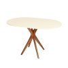 eng pm JUBI Racetrack Oval Table 75x100cm Oak Chalk White 6360 1