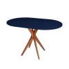 eng pm JUBI Racetrack Oval Table 75x100cm Oak Navy Blue 6376 7