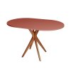 eng pm JUBI Racetrack Oval Table 75x100cm Oak Antique Pink 6377 7
