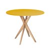 eng pm JUBI Round Table diam 80cm Broom Yellow 6136 1