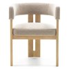 NOVANOOK Harris čalúnené kreslo  (Farba krémová)