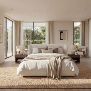 Kolekcia Domani od Befame je teraz ešte univerzálnejšia vďaka čalúneným posteliam v ikonickom dizajne od Enrique Martia...