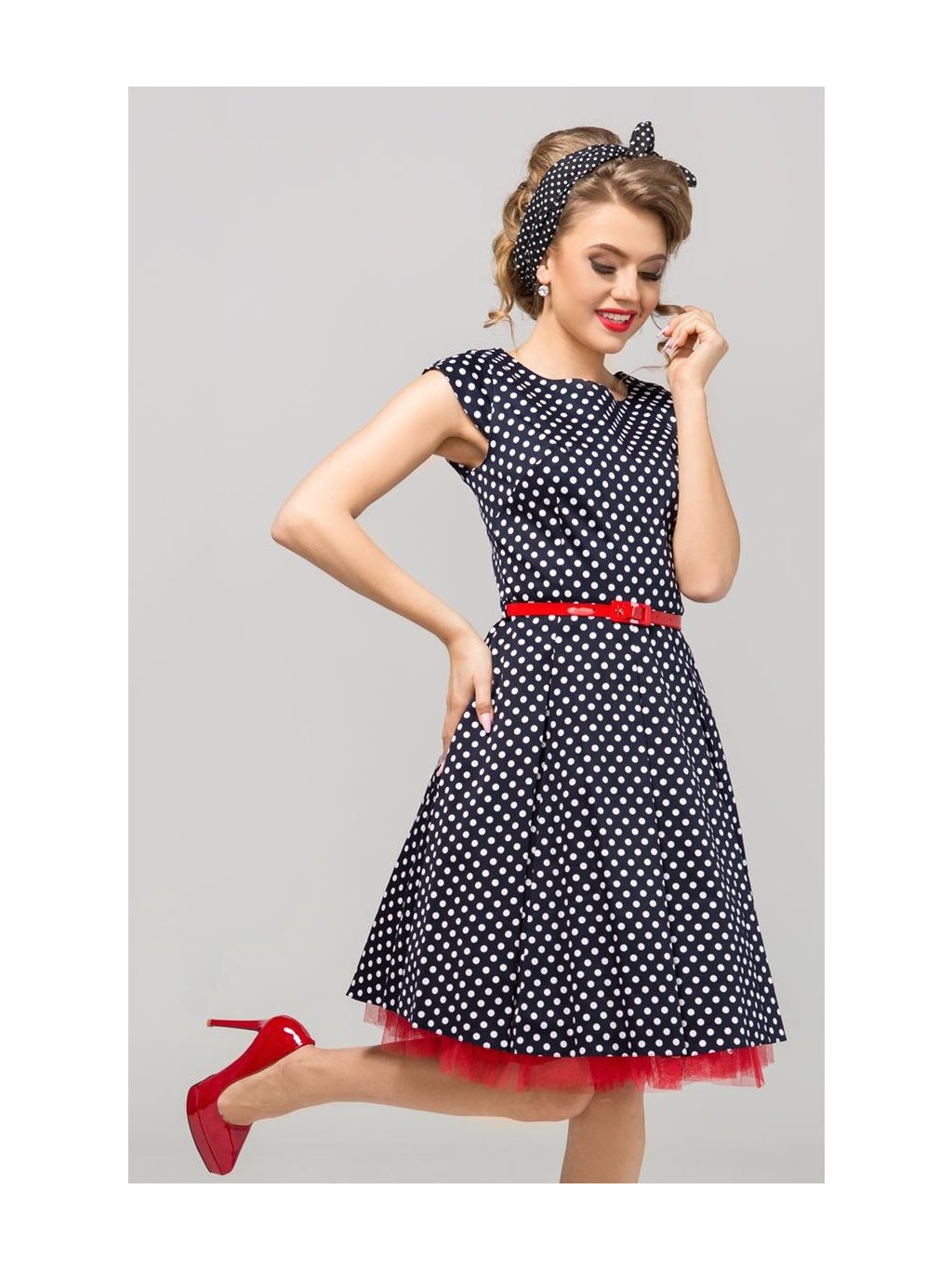 Dámské šaty Polka černé