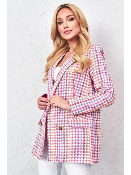 marynarka multicolour z tkaniny strukturalnej (2)