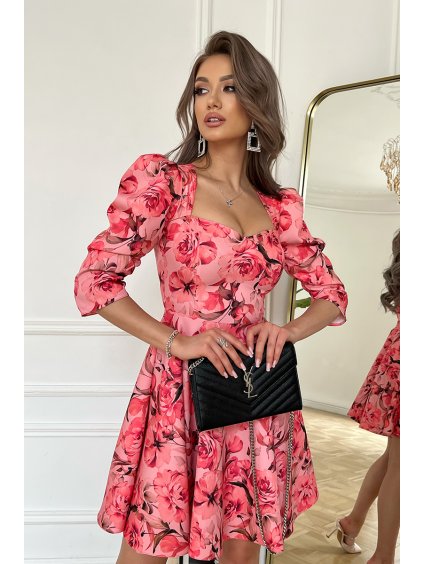 SUKIENKA Z BUFKAMI W KWIATY