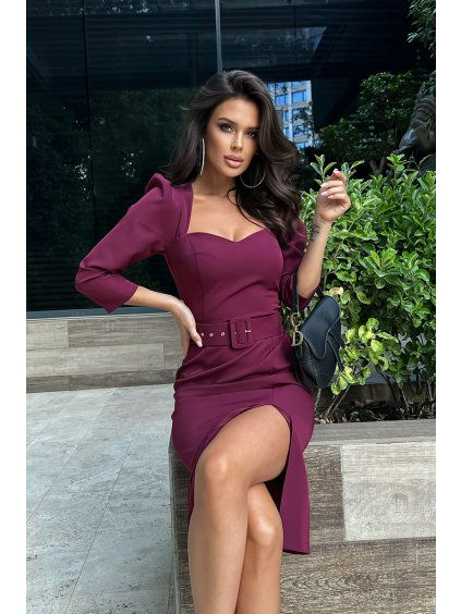 SUKIENKA OŁÓWKOWA Z PASKIEM