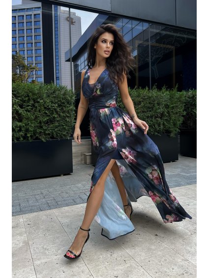 DŁUGA SUKIENKA W KWIATY