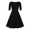 Dámské retro šaty Trixie Doll černé