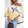 BLUZA FARBOWANA Z PTAKIEM