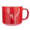 18003 3 18003 3 vanocni hrnek s jelenem cerveny 370 ml winter dreams