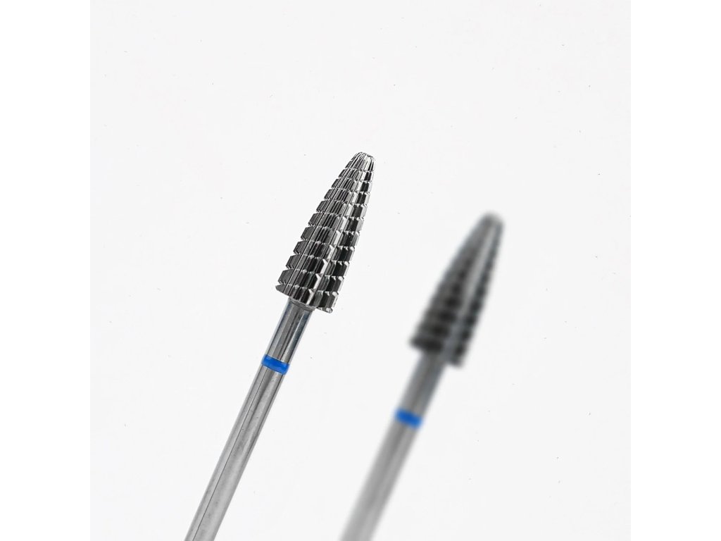 Karbidová fréza oboustranná Lumore kužel, střední, modrá KANM 01