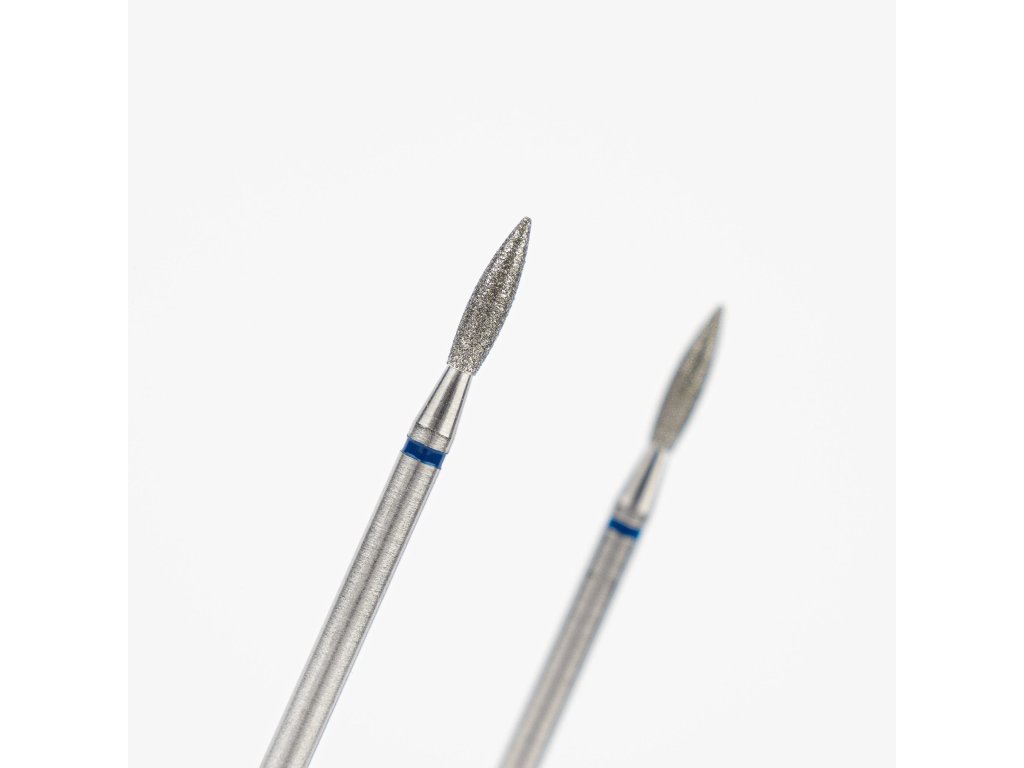 Diamanotvá fréza Lumore plamínek, střední, modrá, pr. 2,1 mm LASMN021A 01