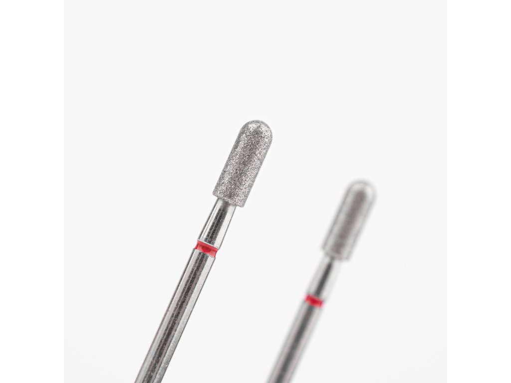 Diamanotvá fréza Lumore zaoblený válec, jemná, červená, 3,1 mm STATR031 01