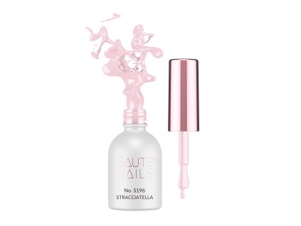Gel lak na nehty S196 Straciatella Saute nails, 8 ml