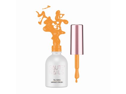 Gel lak na nehty S303 Mango Crush Saute nails, 8 ml 01