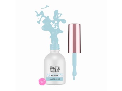 Gel lak na nehty S329 Saute Blue Saute nails, 8 ml 01