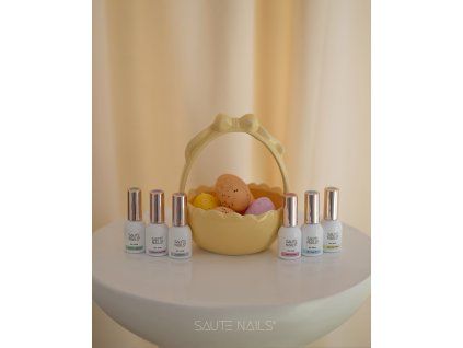 Pastel Eggshell, kolekce gel laků Saute Nails, sada 6 ks 01